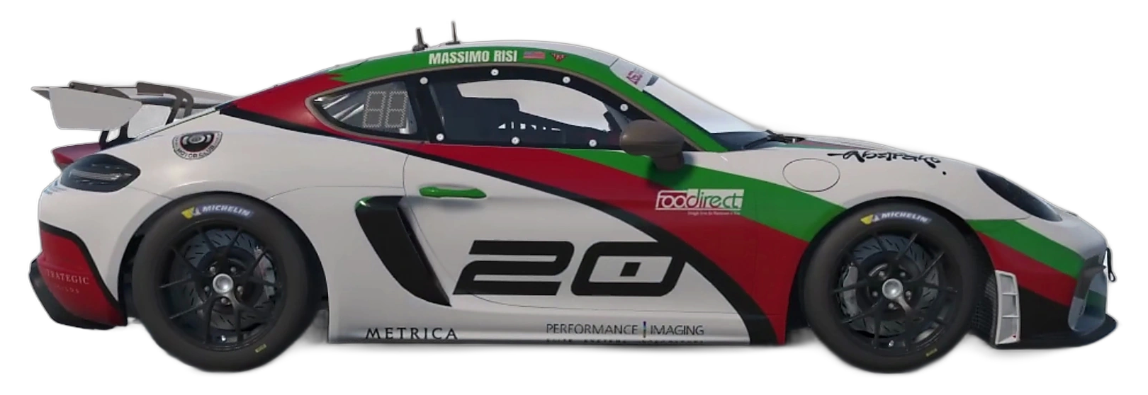 Porsche 718 Cayman GT4 Livery