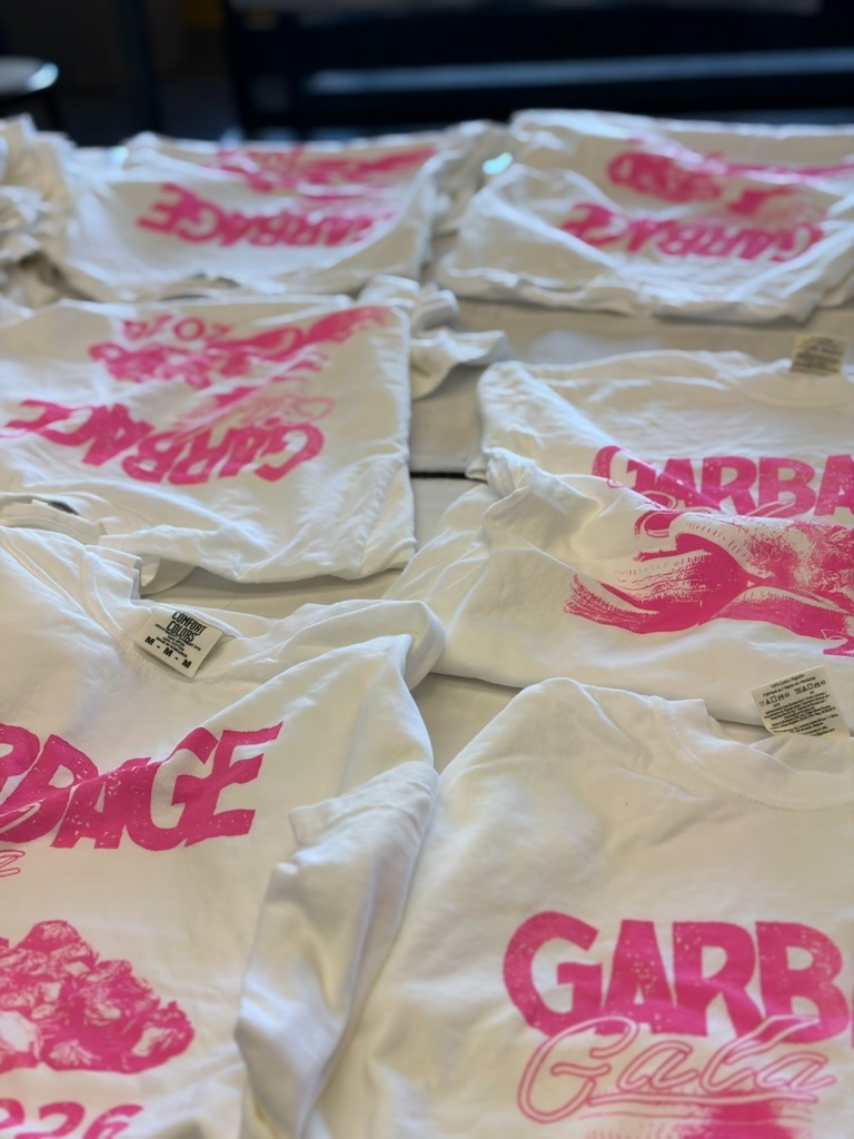 Screenprinted Garbage Gala 2026 T-Shirts