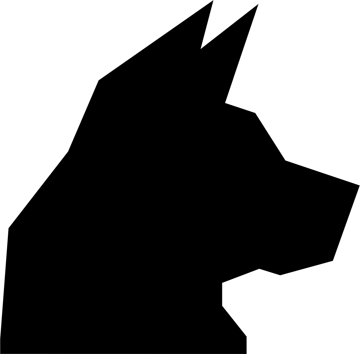 Reversed logo on light background